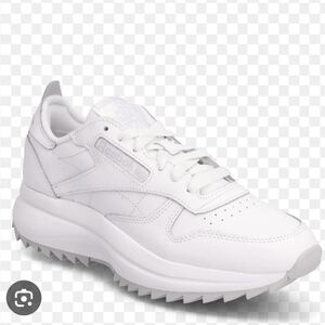 REEBOK I NIB US 8 White Classic Leather Low Top Sneaker